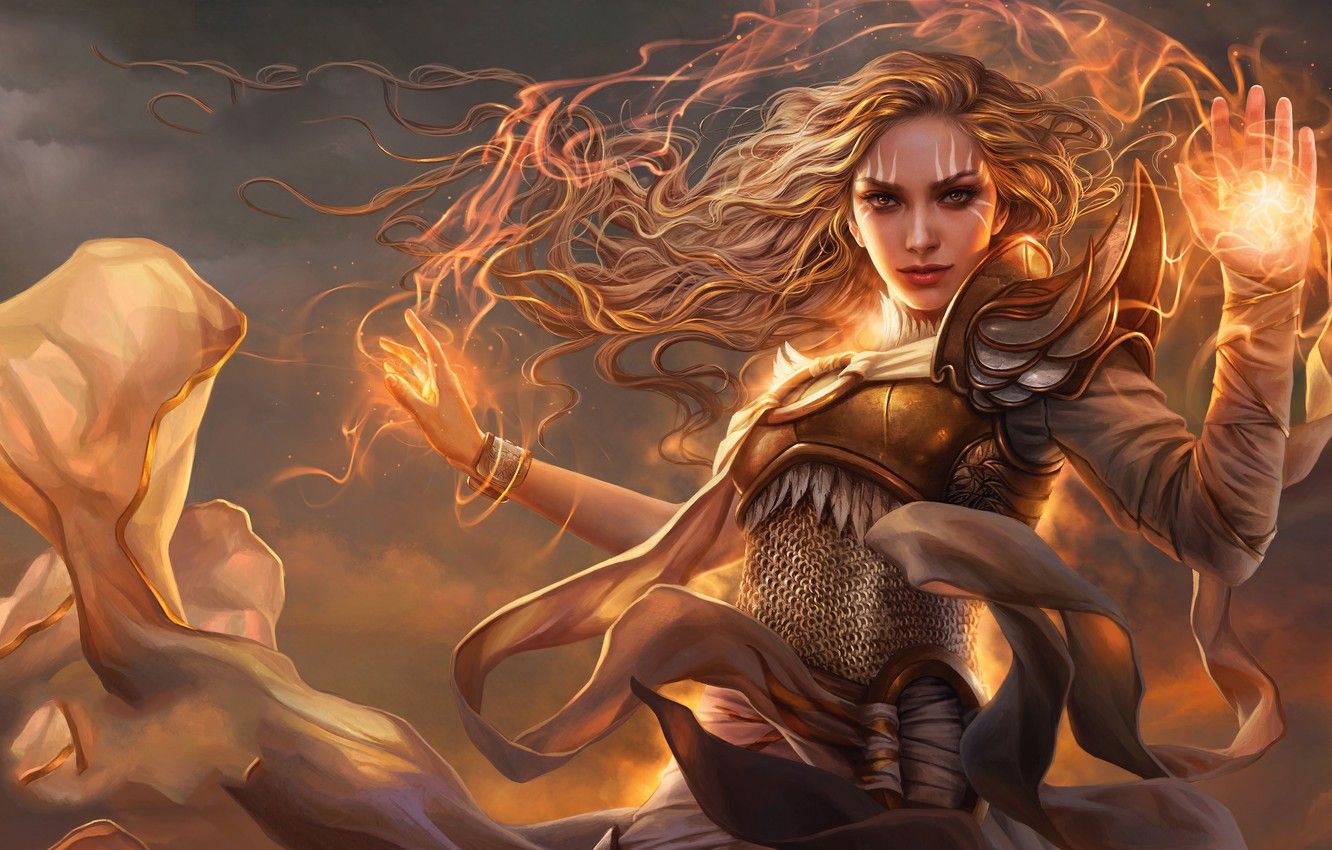 Fantasy Digital Blonde Women
 Wallpapers