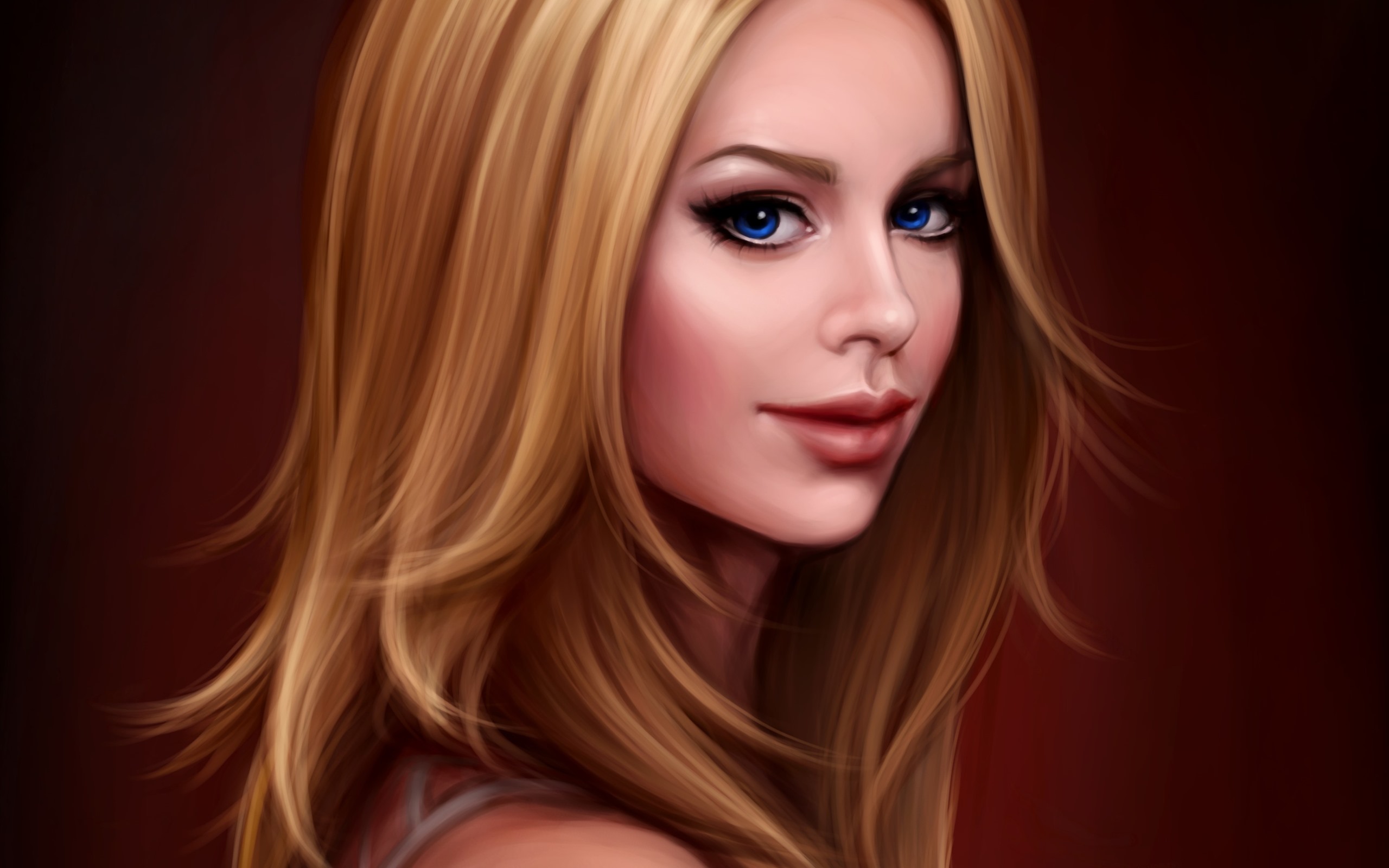 Fantasy Digital Blonde Women
 Wallpapers