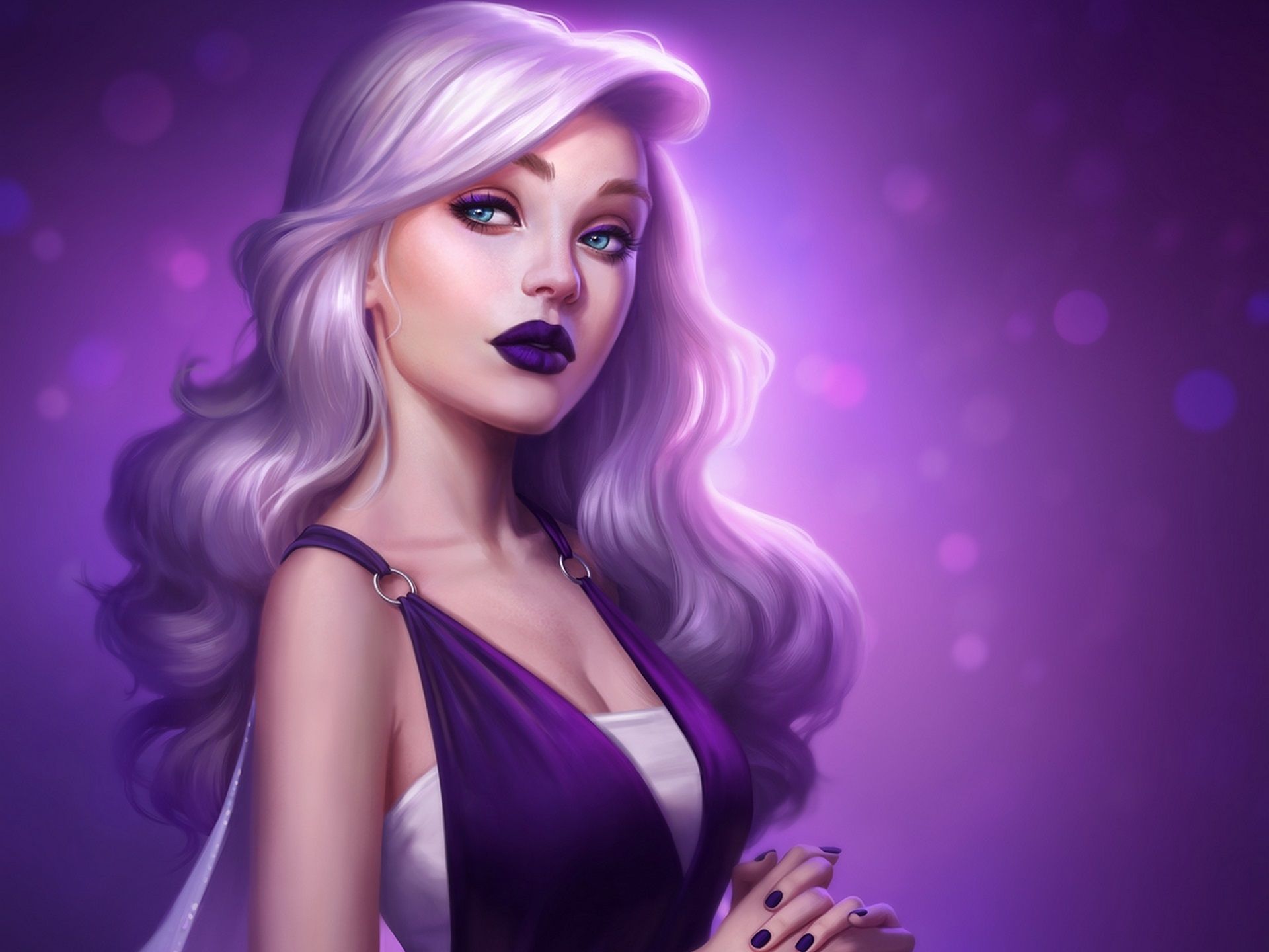 Fantasy Digital Blonde Women
 Wallpapers