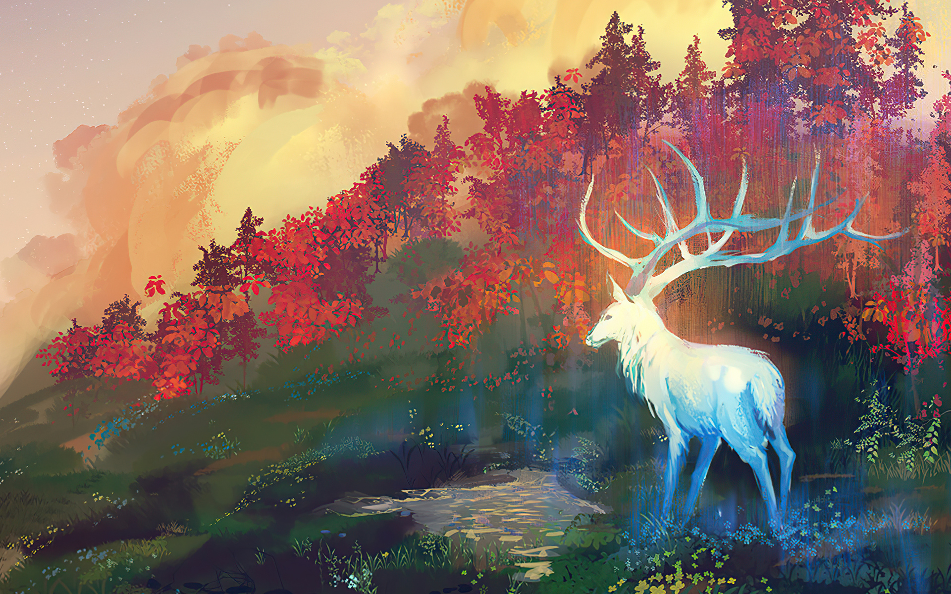 Fantasy Elk Wallpapers