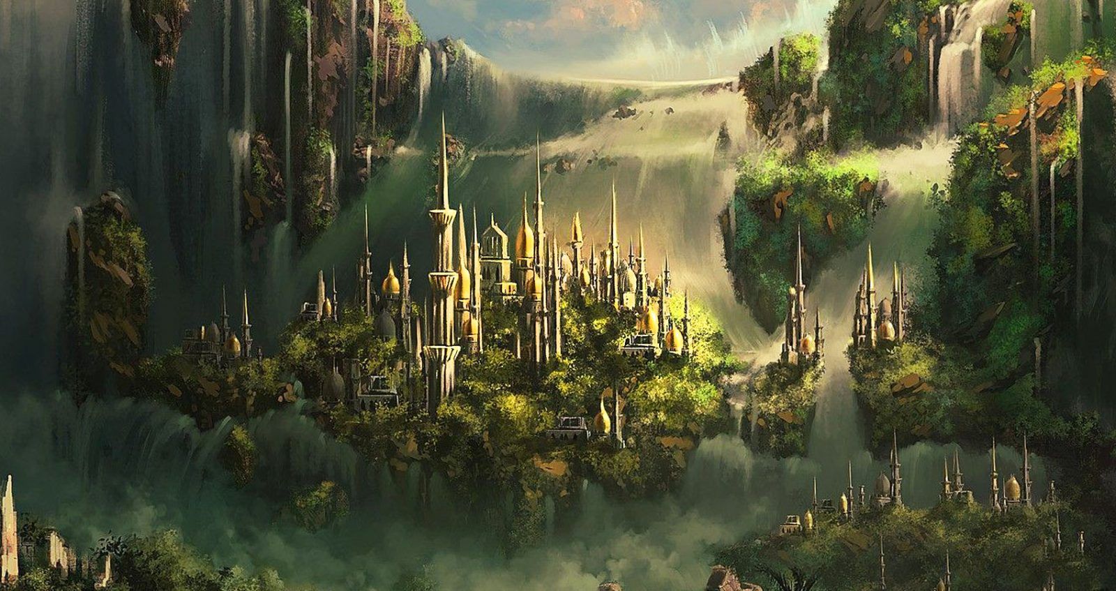 Fantasy Forest City
 Wallpapers