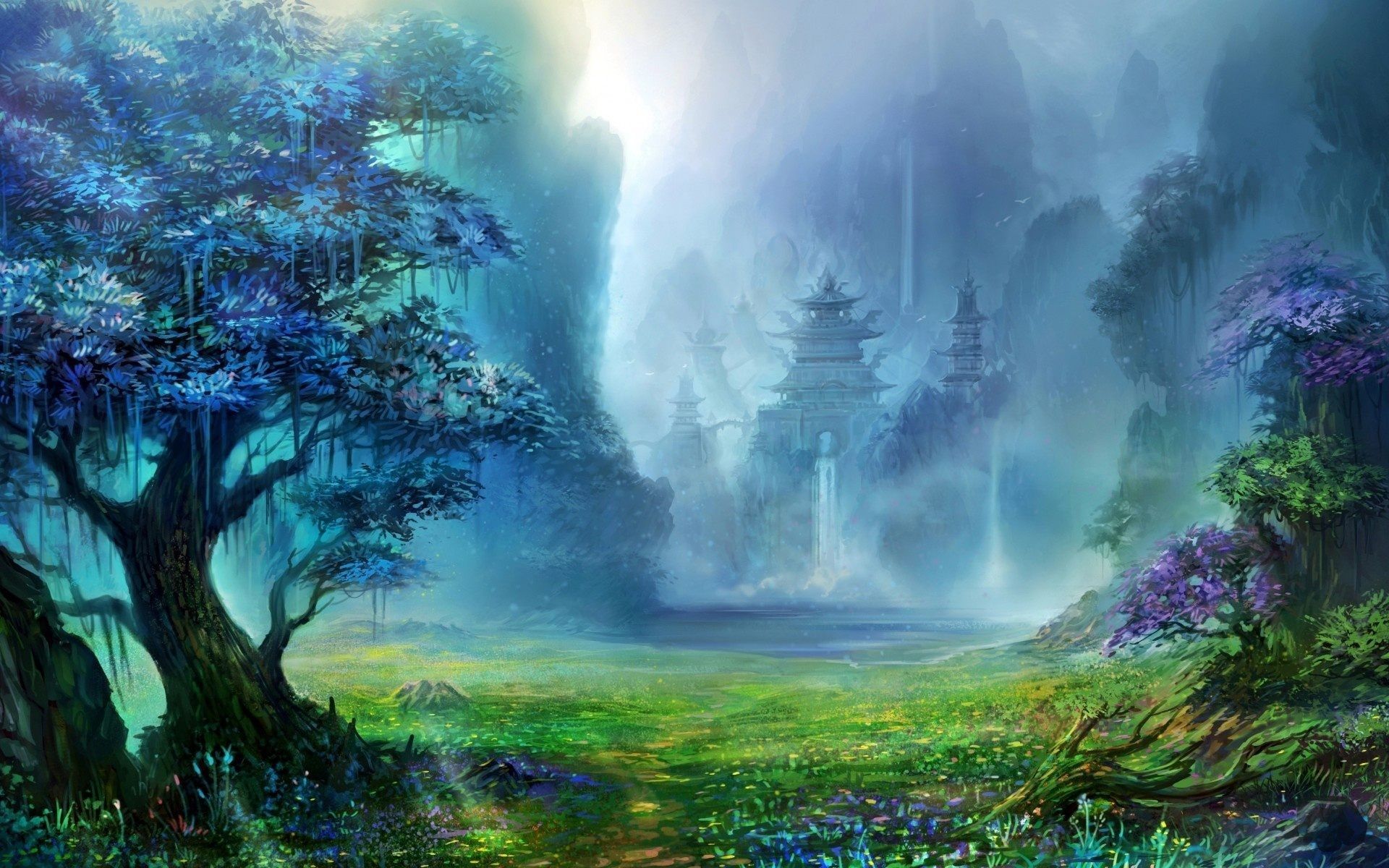 Fantasy Forest Landscape
 Wallpapers