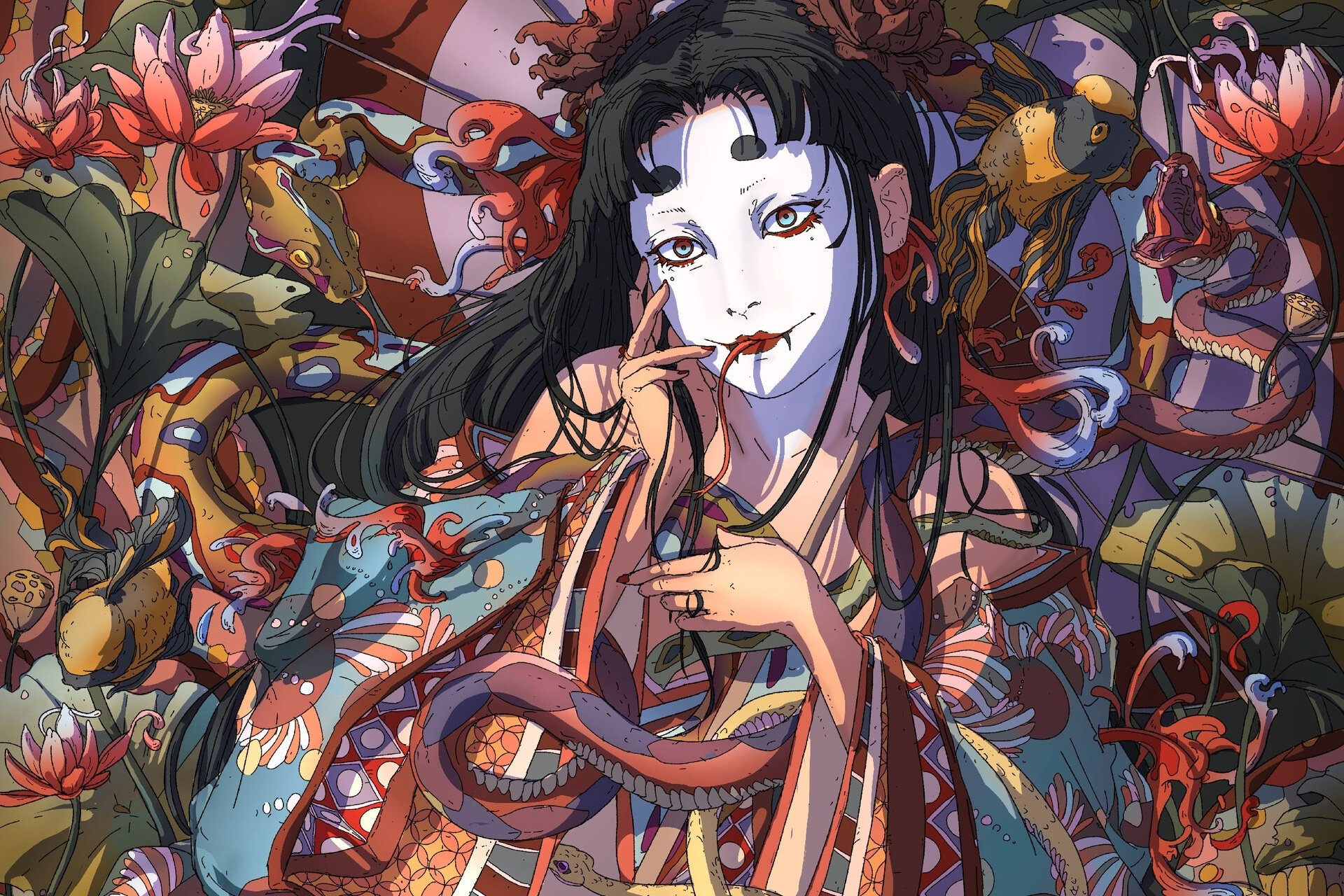 Fantasy Geisha Wallpapers