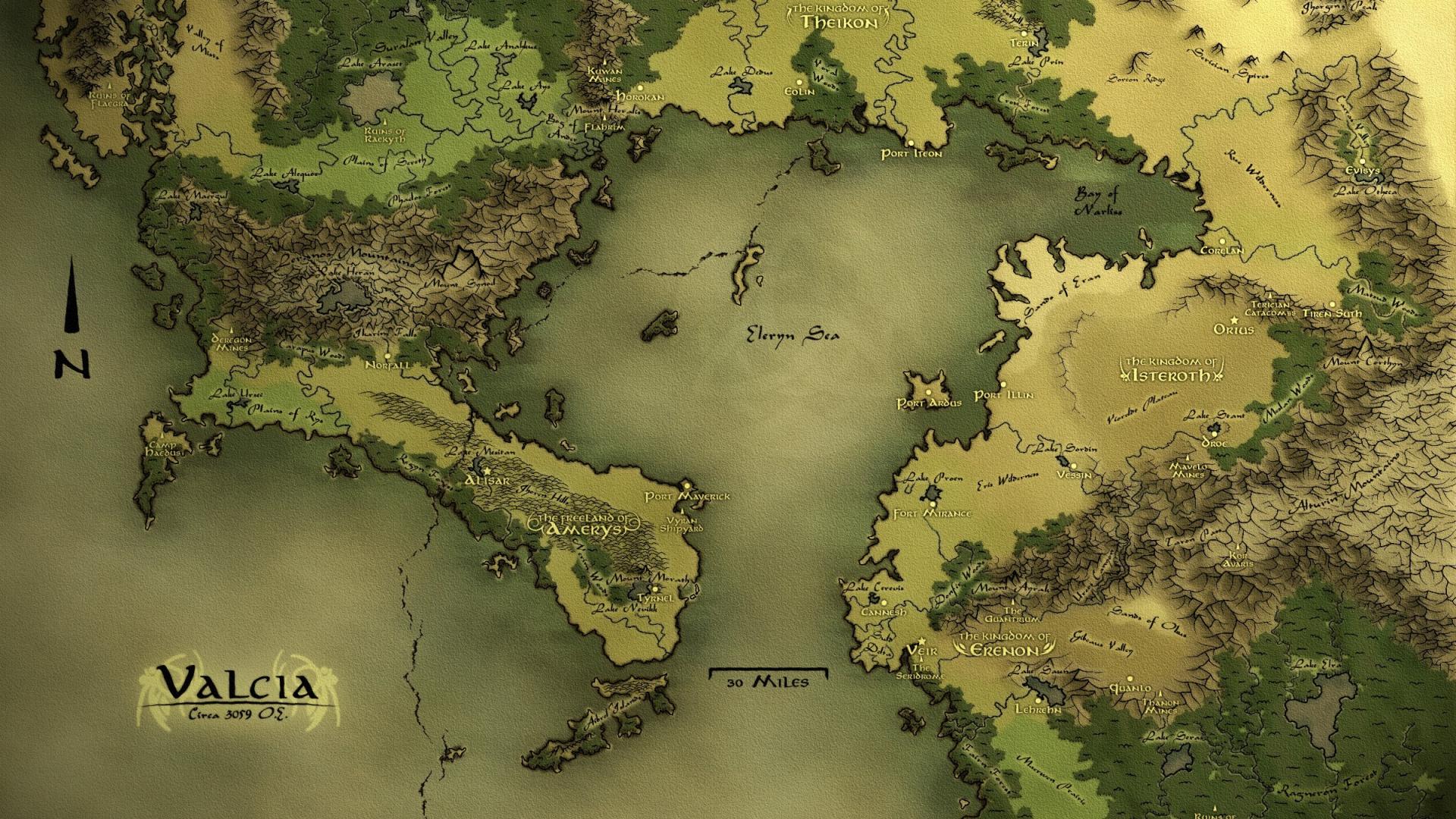 Fantasy Map Wallpapers