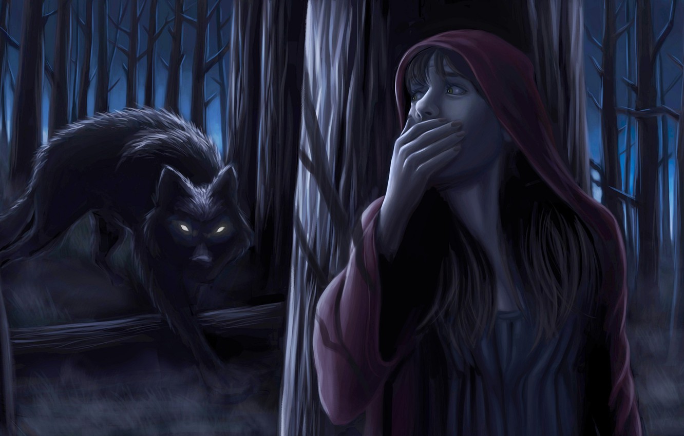 Fantasy Red Riding Hood Wallpapers