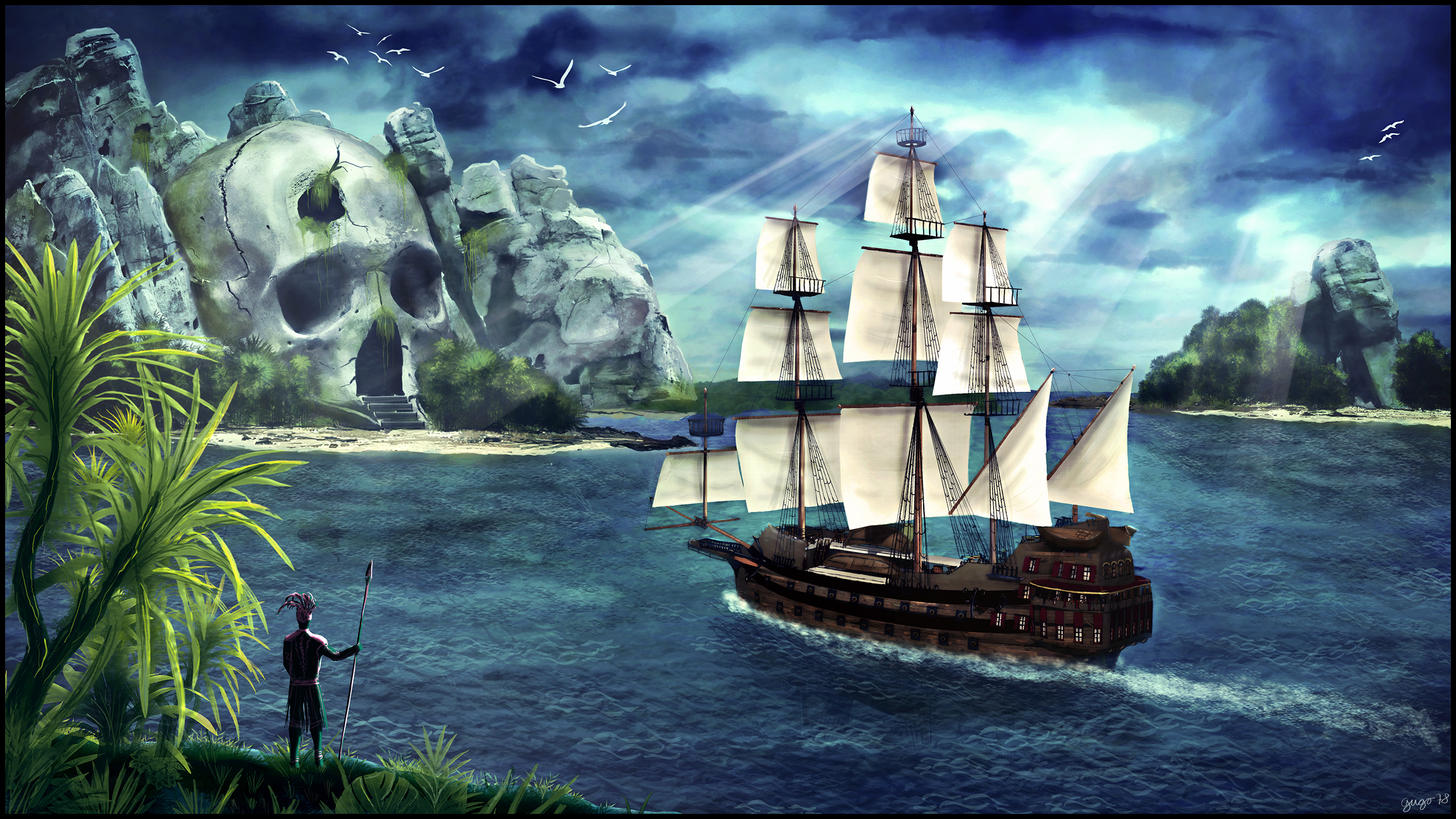 Fantasy Ship Wallpapers