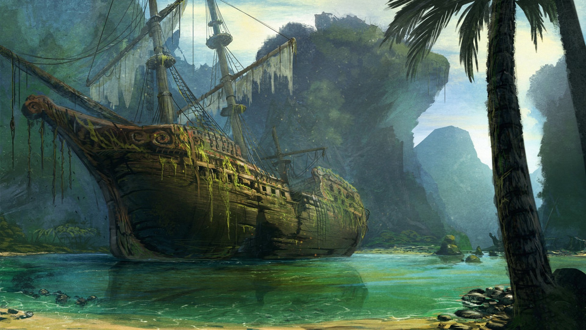 Fantasy Ship Wallpapers