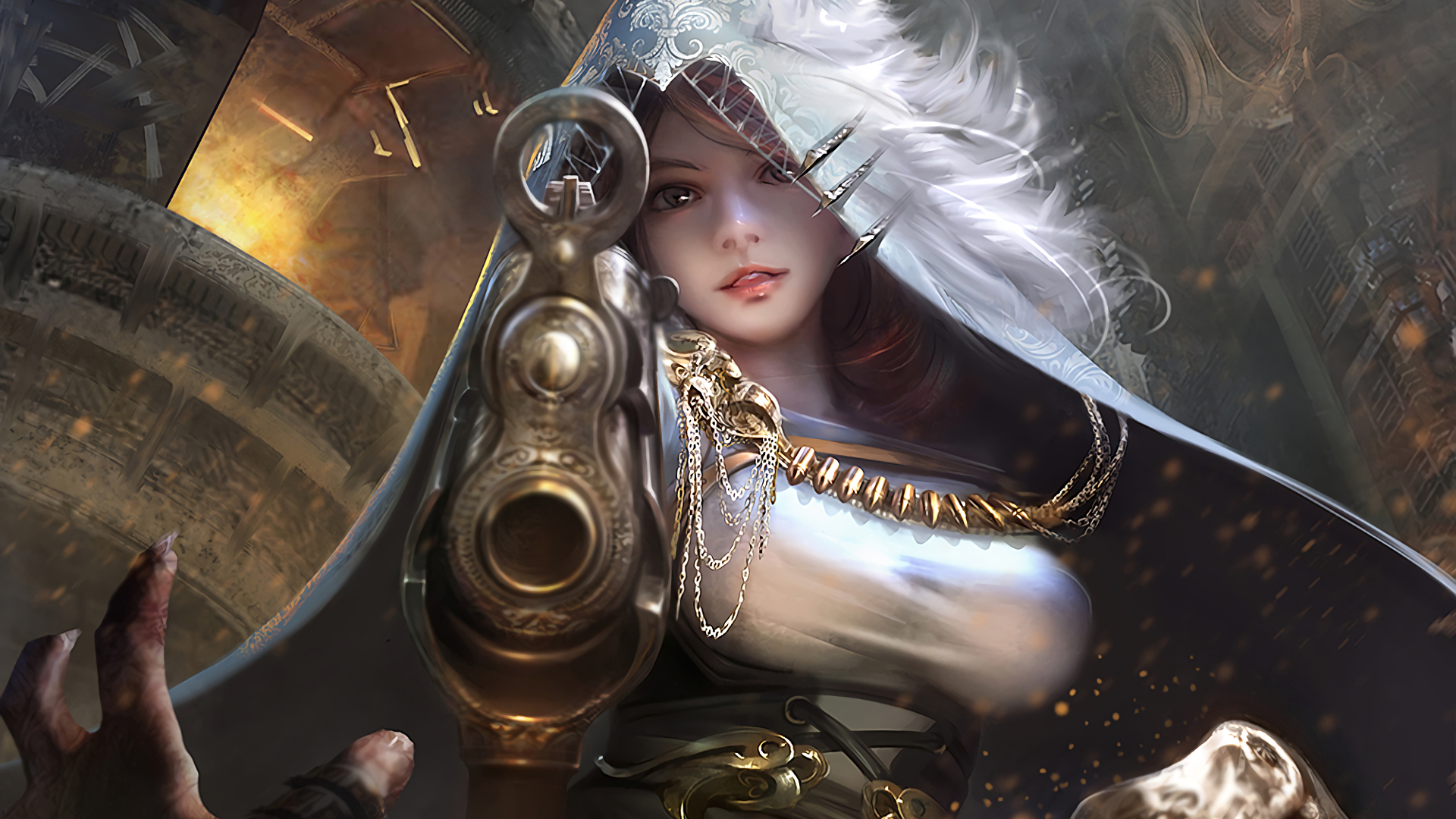 Fantasy Warrior Girl
 Wallpapers