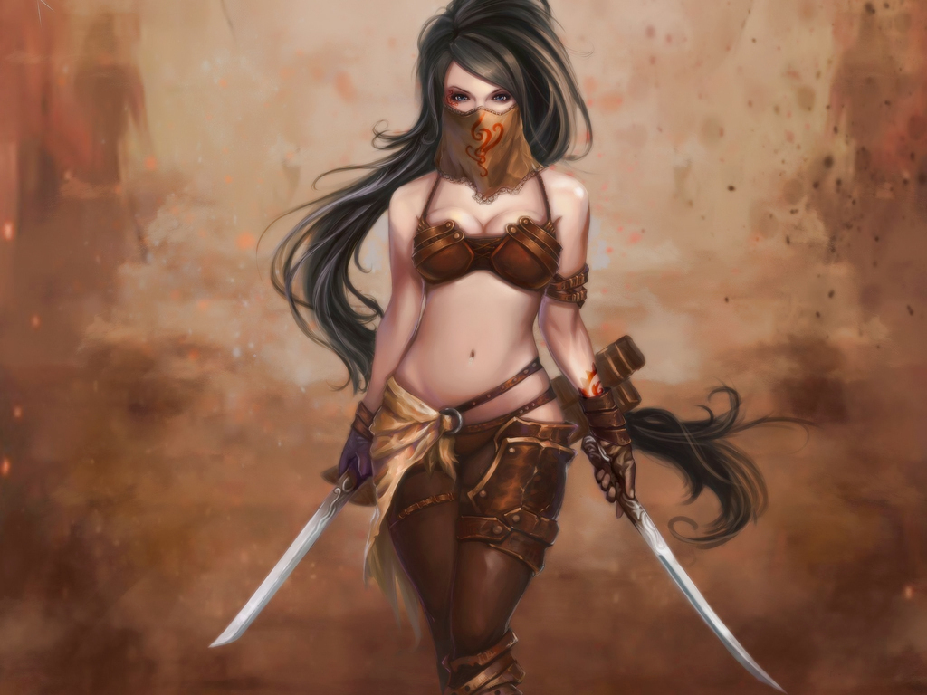 Fantasy Warrior Girl
 Wallpapers