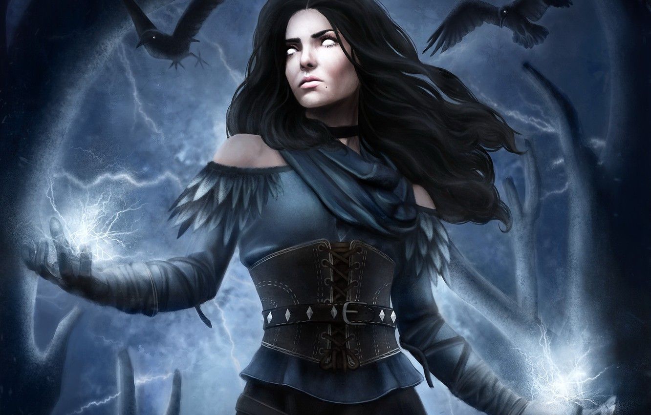 Fantasy Women Dark Magic
 Wallpapers