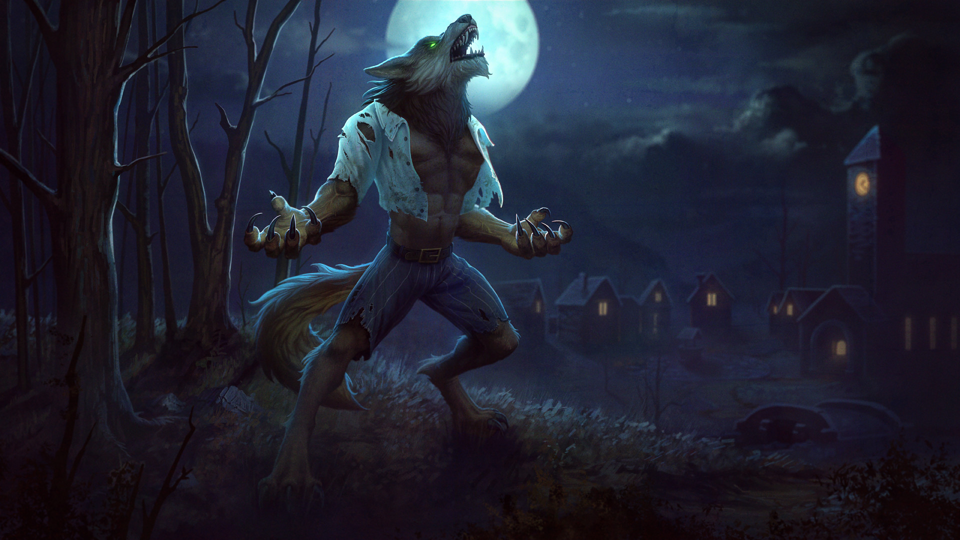 Fenrir Smite Fantasy Art
 Wallpapers