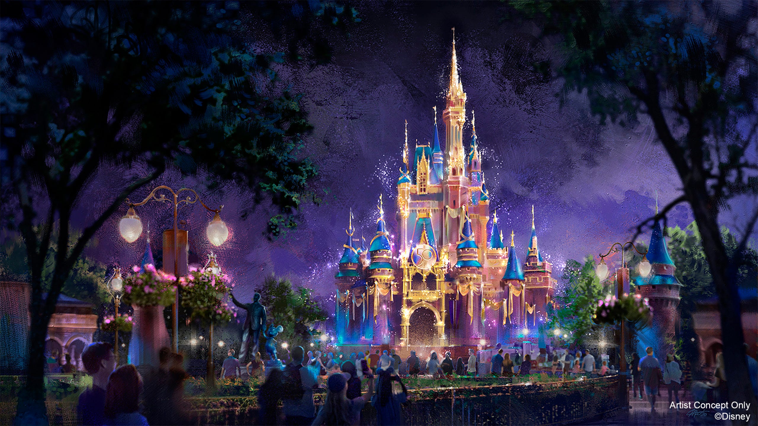 Glowing Magical Castle
 Wallpapers