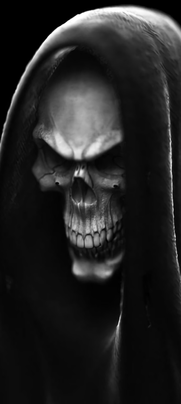 Grim Reaper Skeleton Face
 Wallpapers