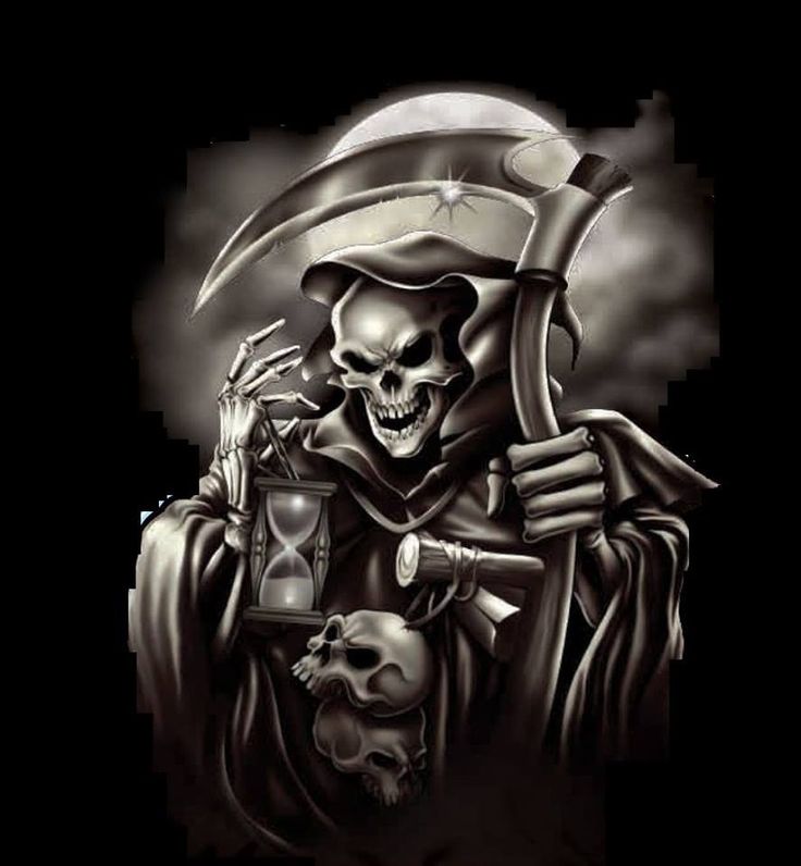 Grim Reaper Skeleton Face
 Wallpapers