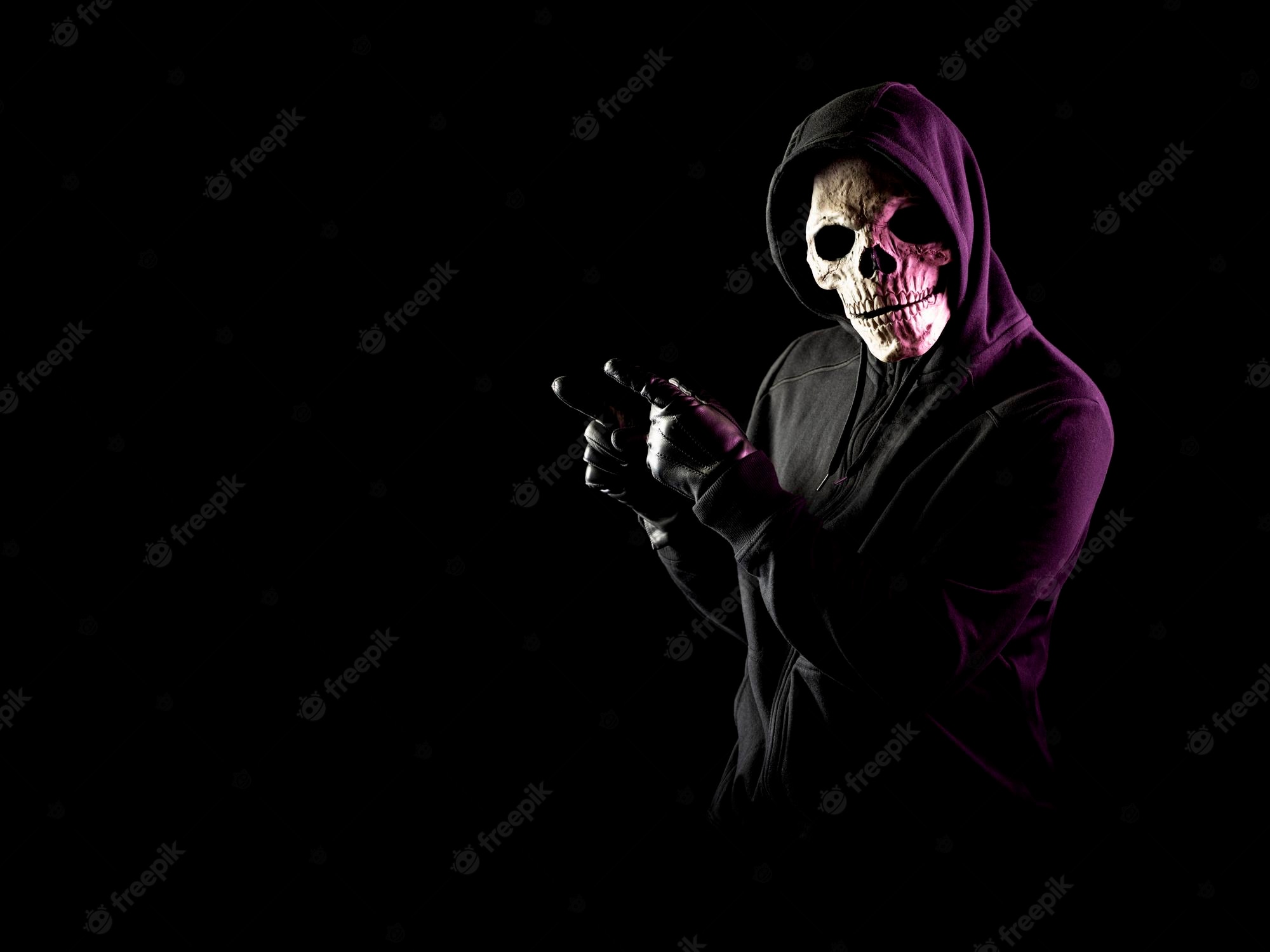 Grim Reaper Skeleton Face
 Wallpapers