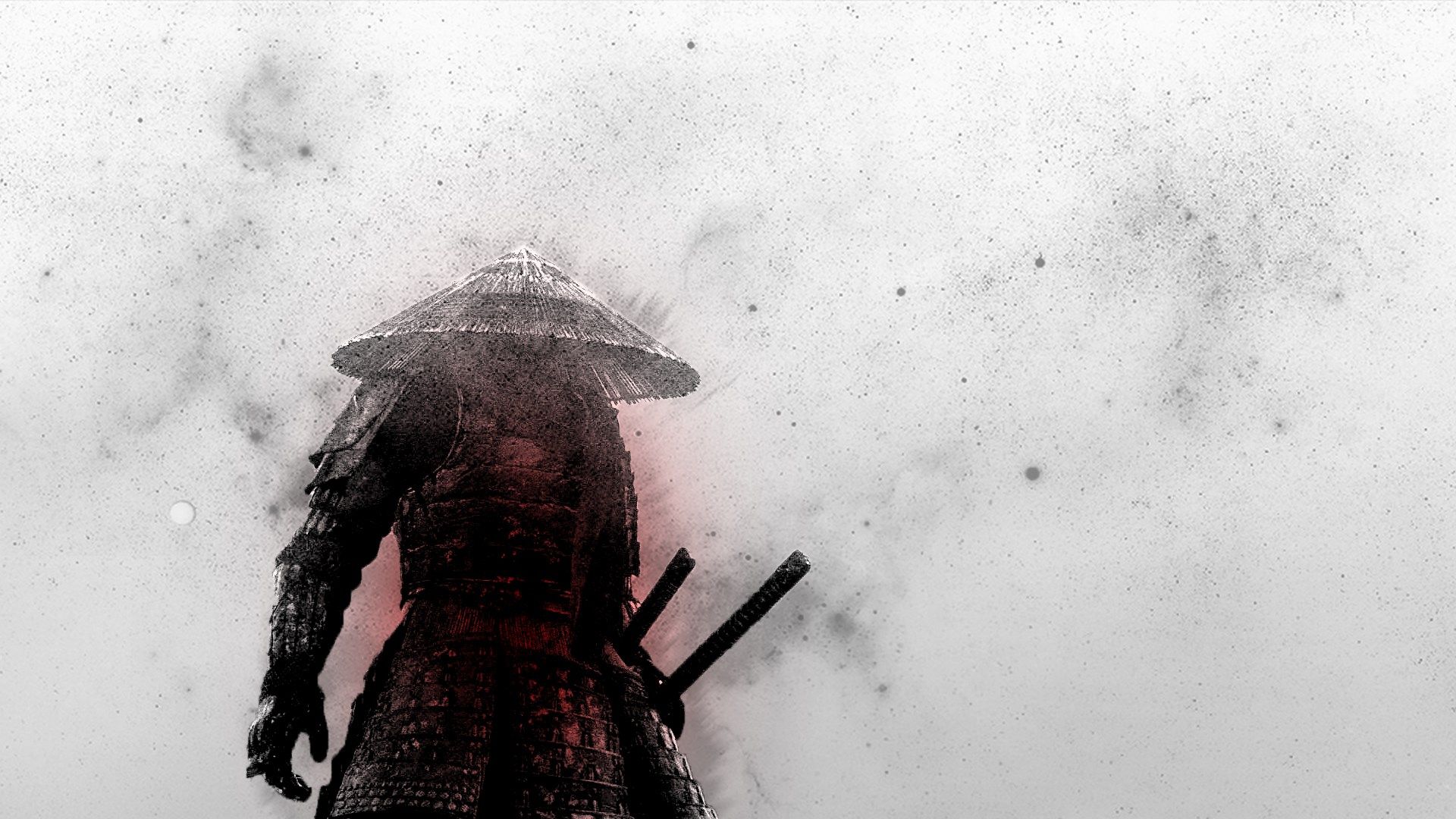 Japanese Warrior In Rain
 Wallpapers