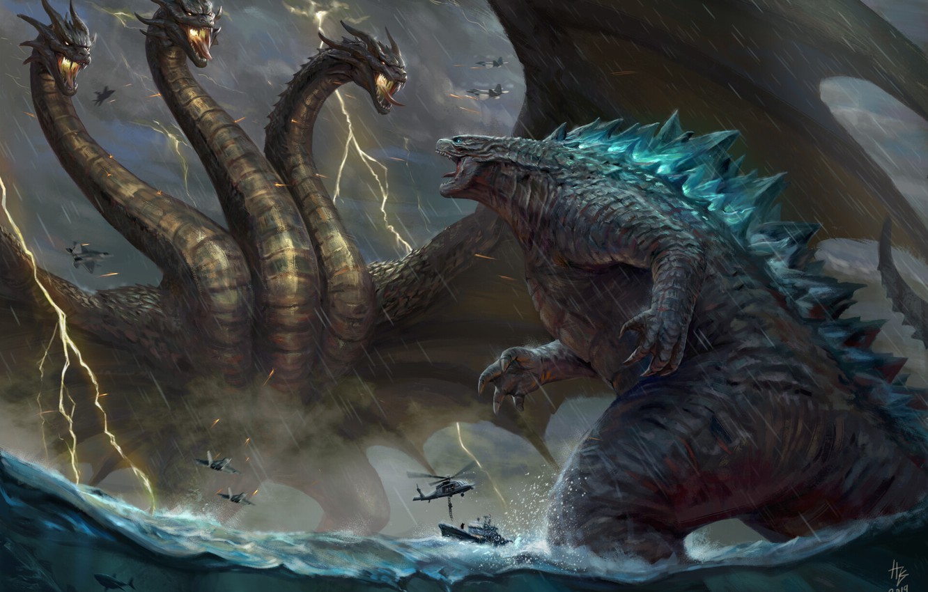 King Vs Dragon Fantasy Art
 Wallpapers