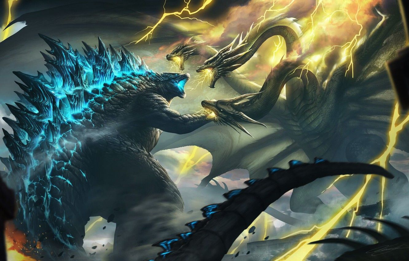 King Vs Dragon Fantasy Art
 Wallpapers