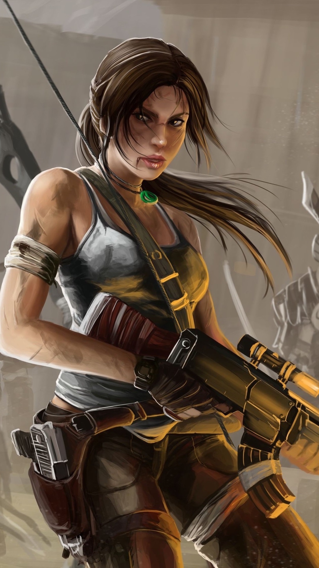 Lara Croft Tomb Raider Artwork
 Wallpapers