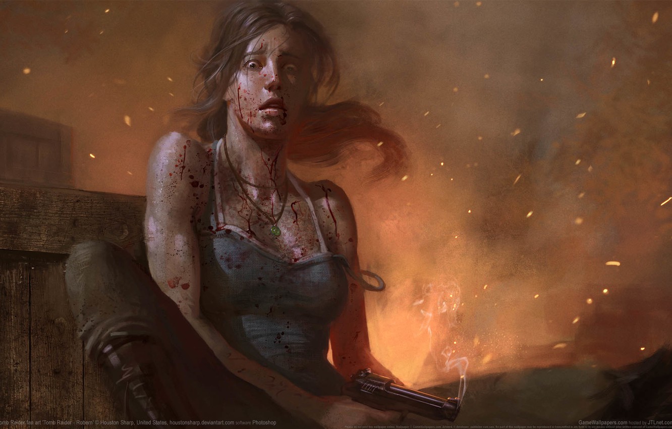 Lara Croft Tomb Raider Artwork
 Wallpapers