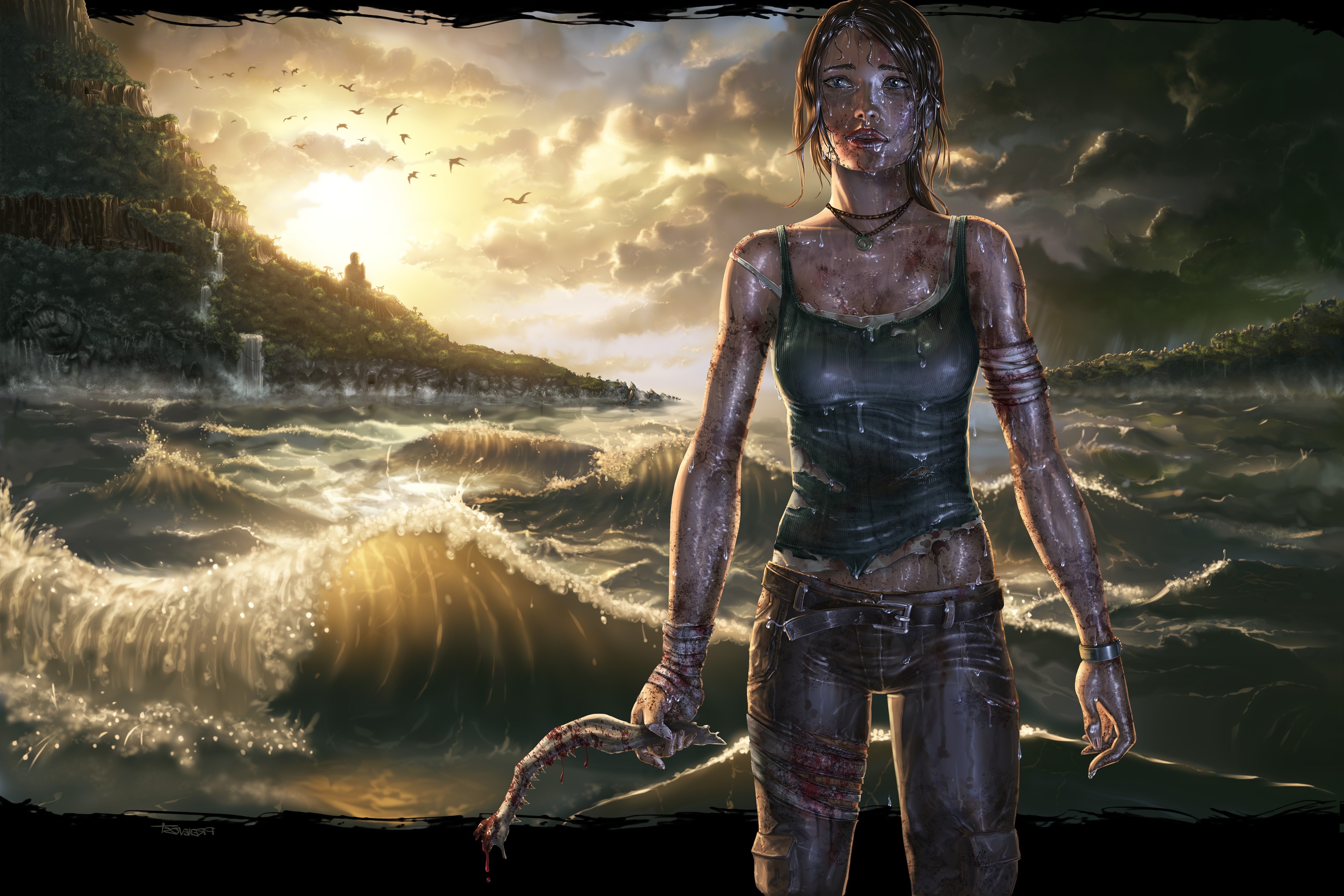 Lara Croft Tomb Raider Artwork
 Wallpapers