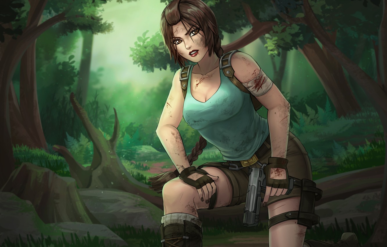 Lara Croft Tomb Raider Artwork
 Wallpapers