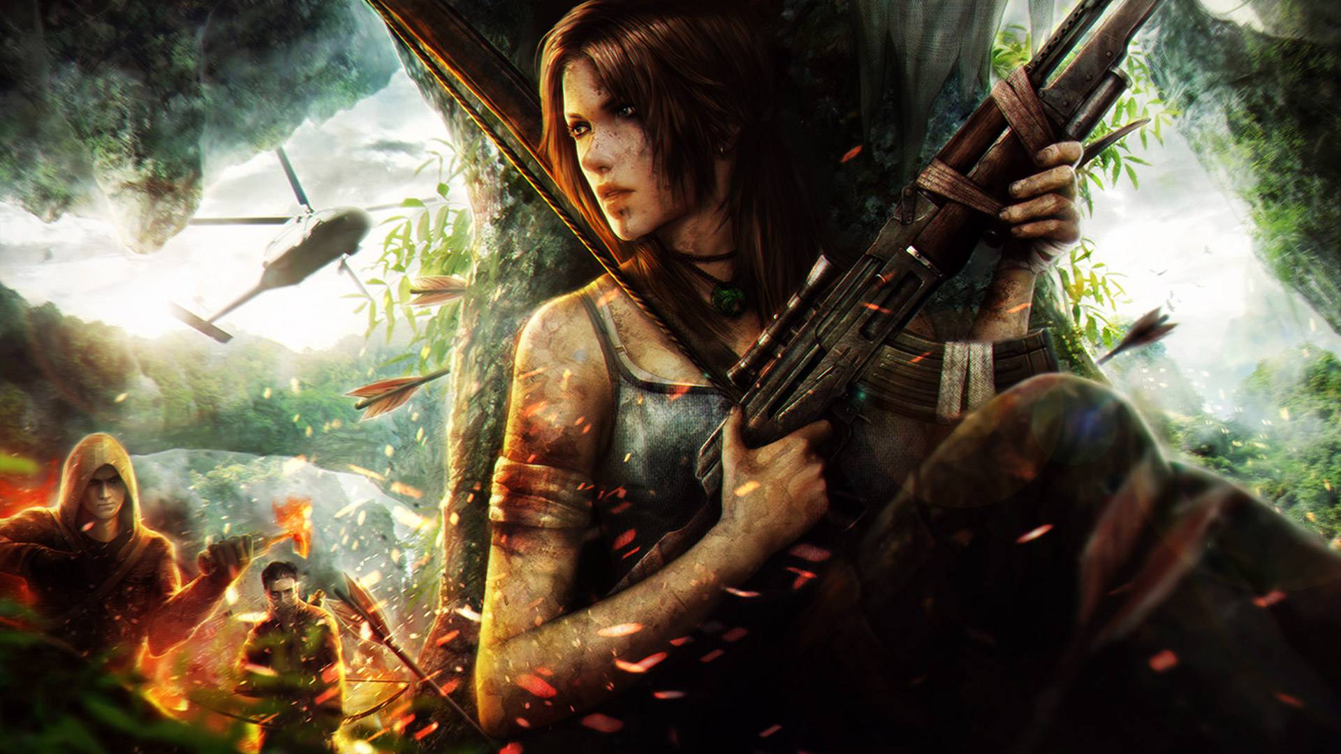 Lara Croft Tomb Raider Artwork
 Wallpapers