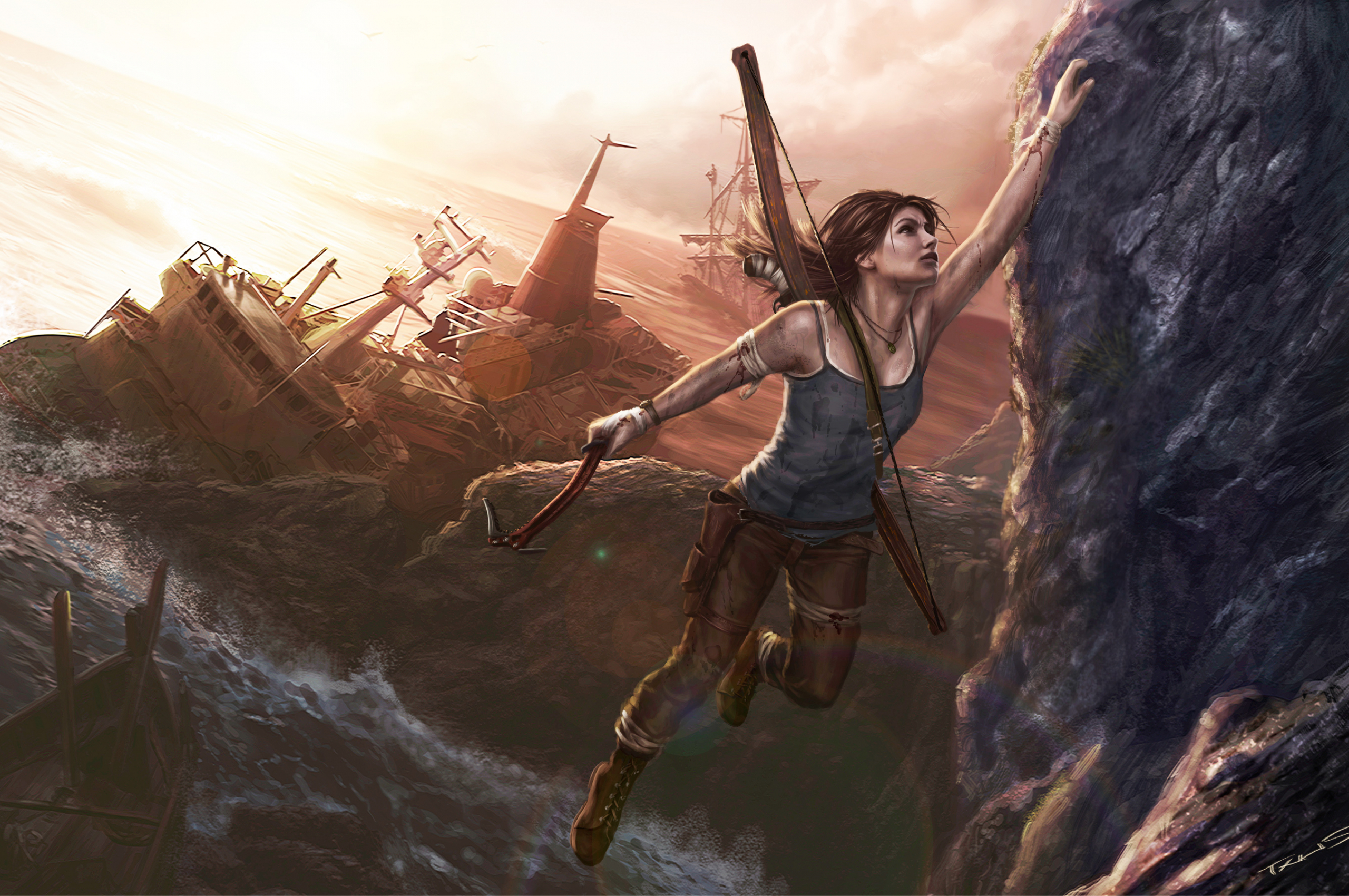 Lara Croft Tomb Raider Artwork
 Wallpapers