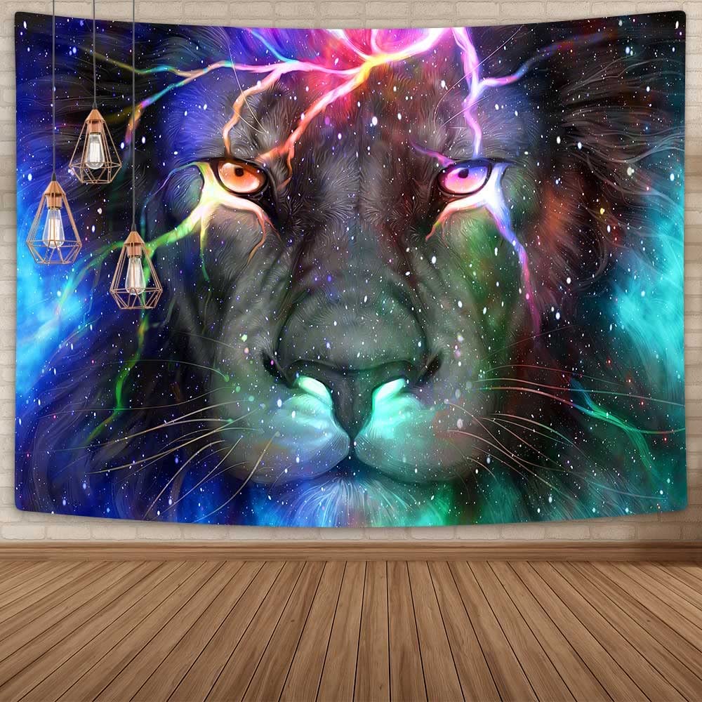 Lion Roar Colorful Fantasy Artwork
 Wallpapers