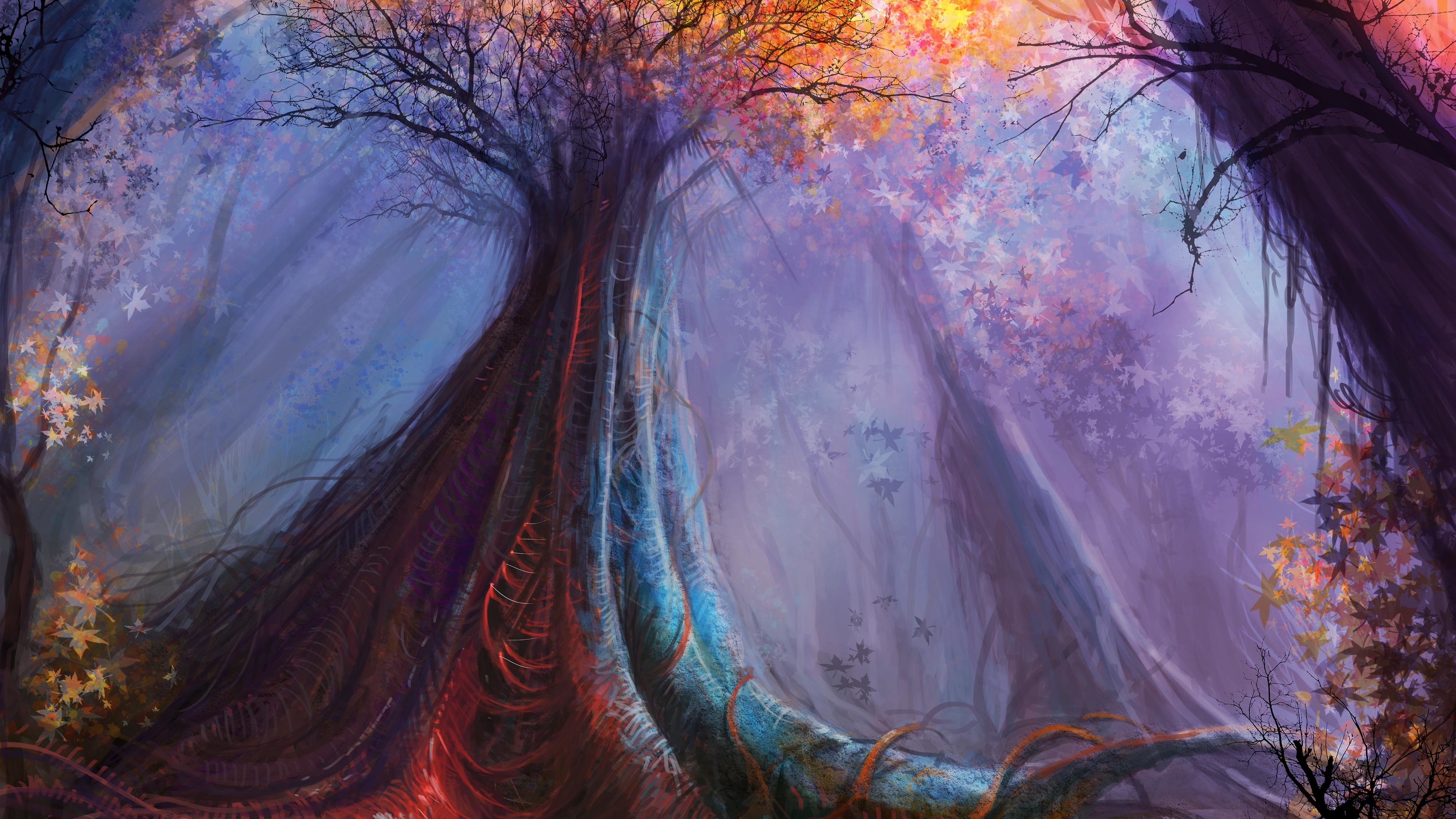 Magical Tree Art
 Wallpapers