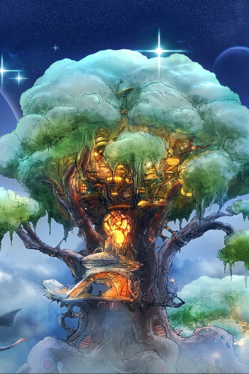 Magical Tree Art
 Wallpapers
