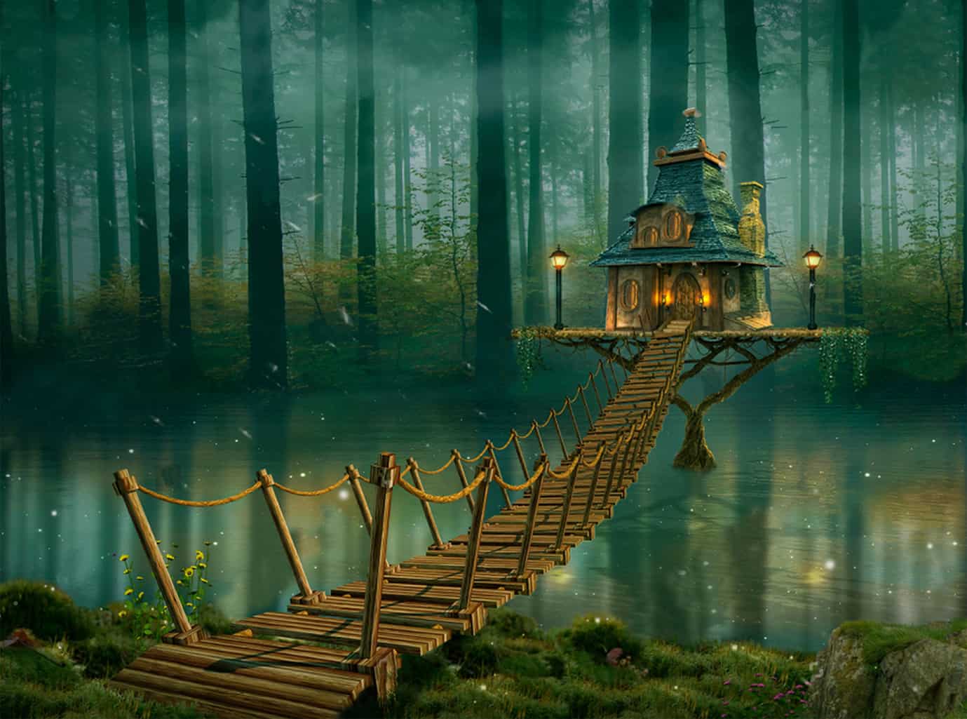 Magical Tree Art
 Wallpapers