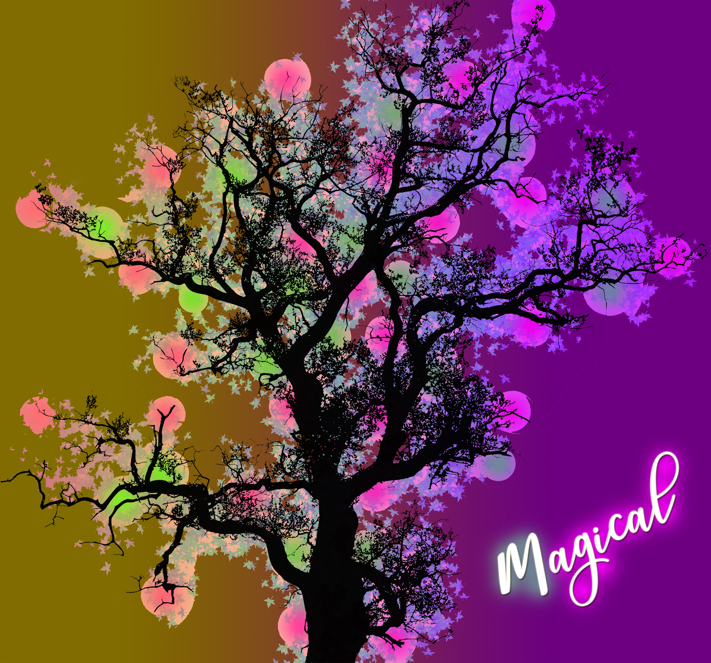 Magical Tree Art
 Wallpapers