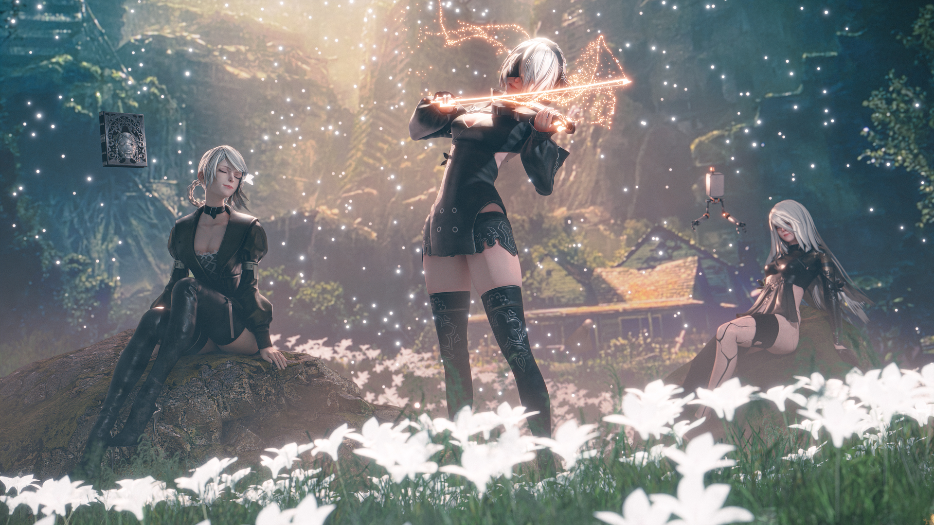 Nier Automata Fantasy Game Art
 Wallpapers