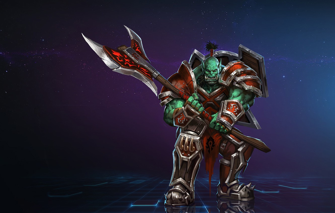 Orc Warrior With Axe
 Wallpapers