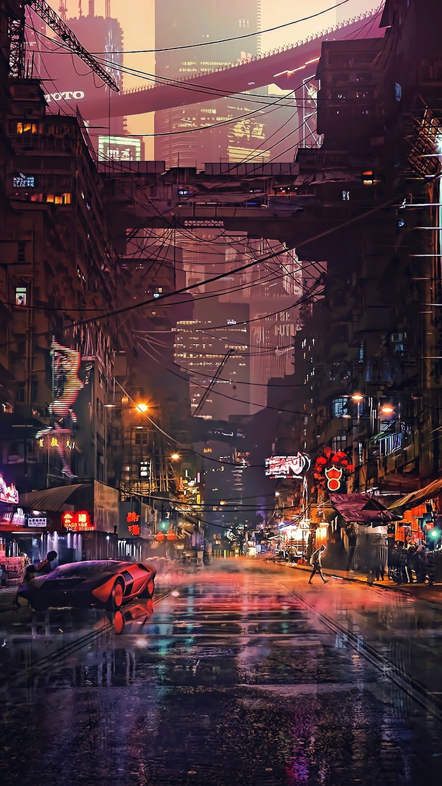 Sci Fi Cyberpunk City
 Wallpapers