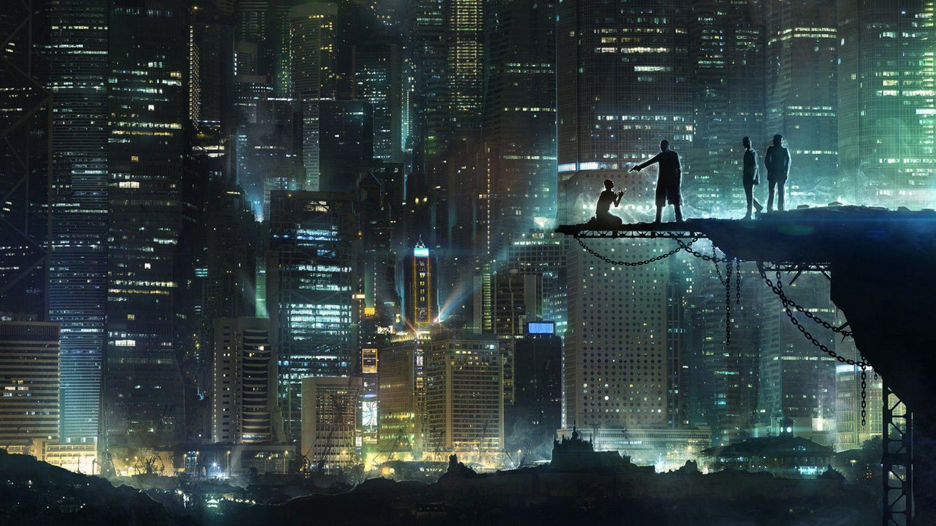 Sci Fi Cyberpunk City
 Wallpapers