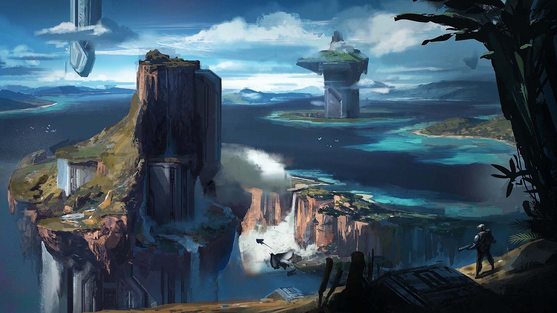 Scifi Landscape Painting
 Wallpapers