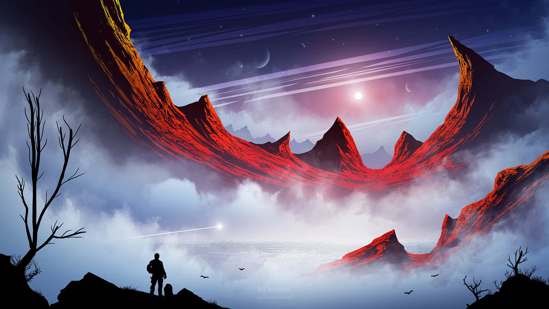 Scifi Landscape Painting
 Wallpapers