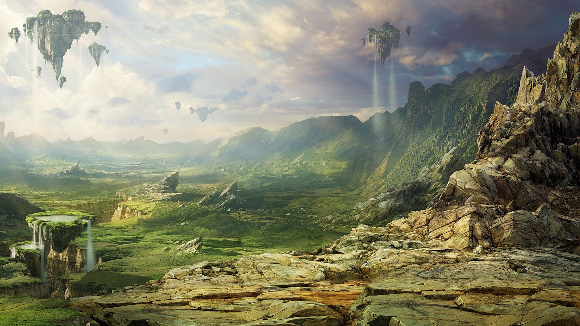 Scifi Landscape Painting
 Wallpapers