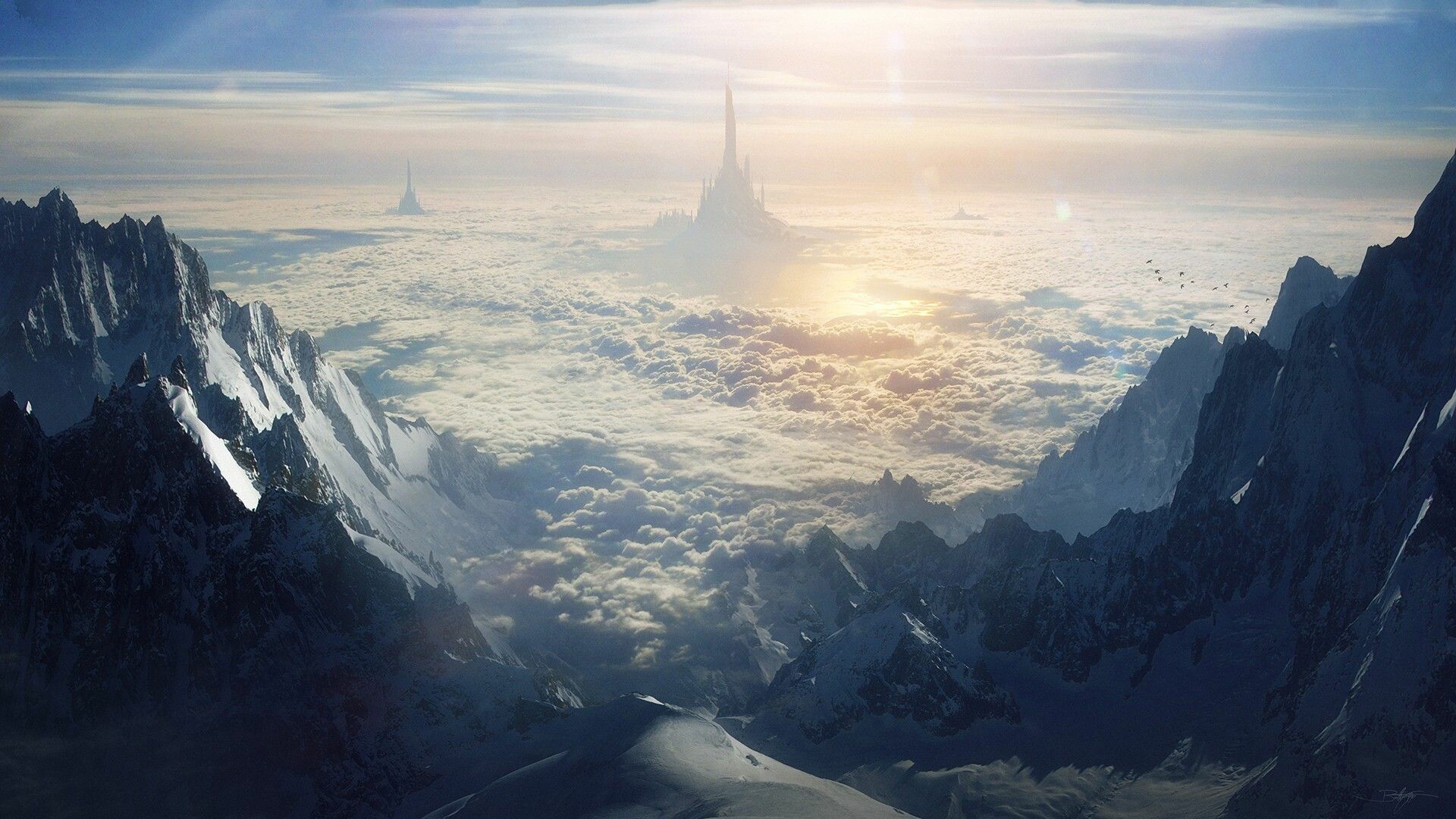 Scifi Landscape Painting
 Wallpapers