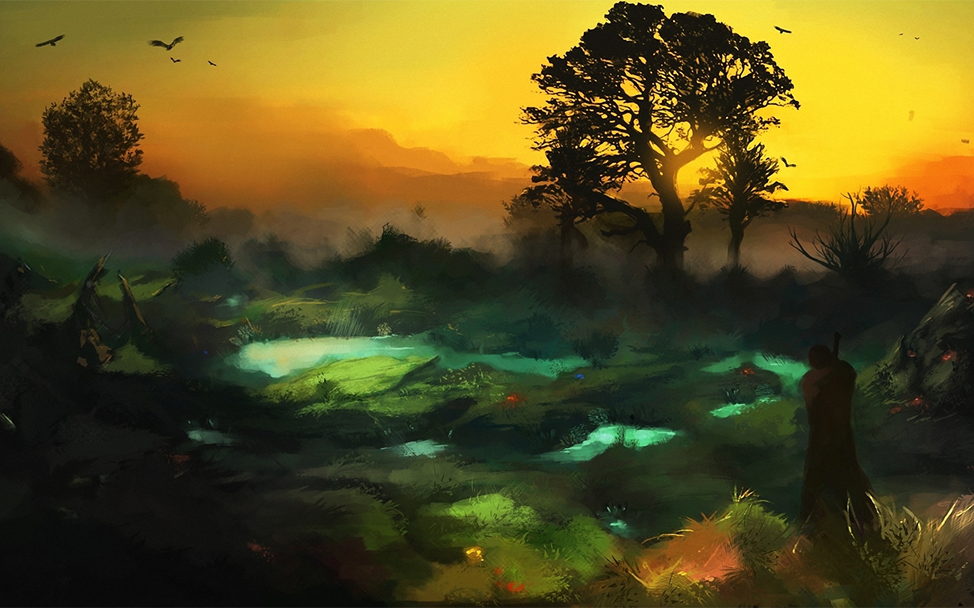 Spiritual Fantasy Art Sunrise
 Wallpapers