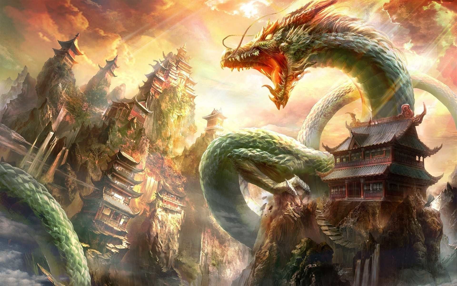 Warrior And Shenlong Art
 Wallpapers