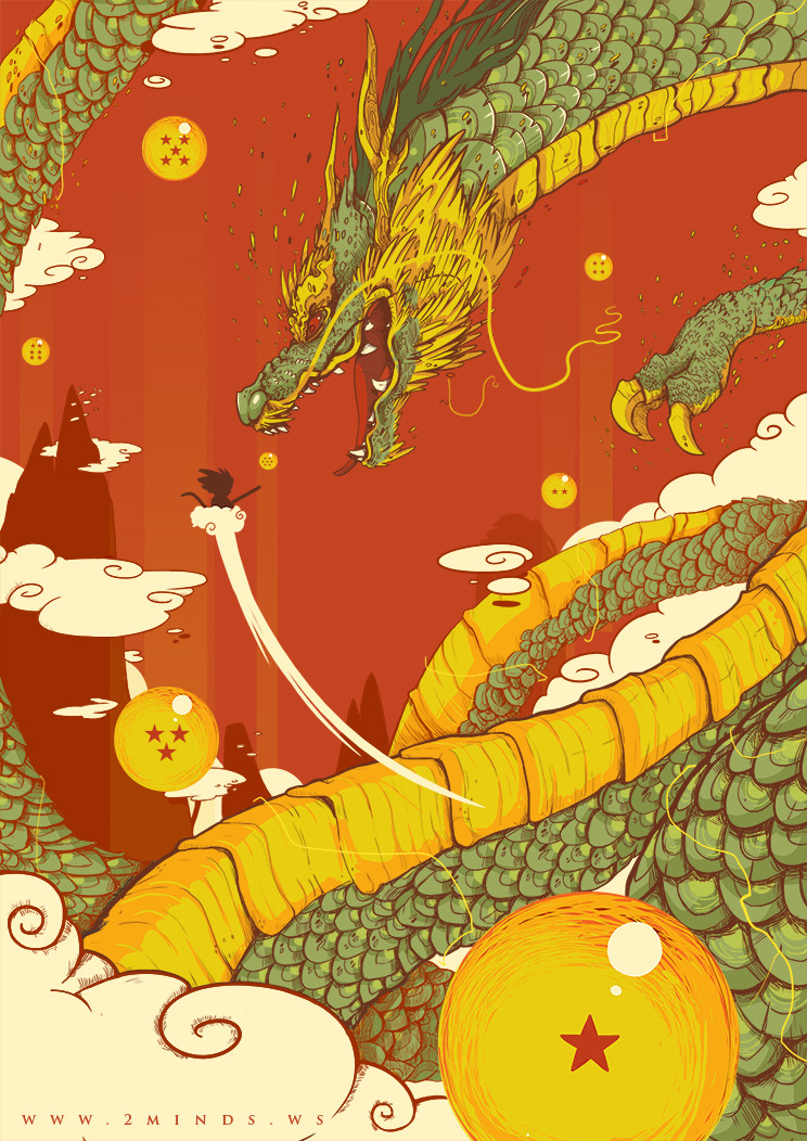 Warrior And Shenlong Art
 Wallpapers