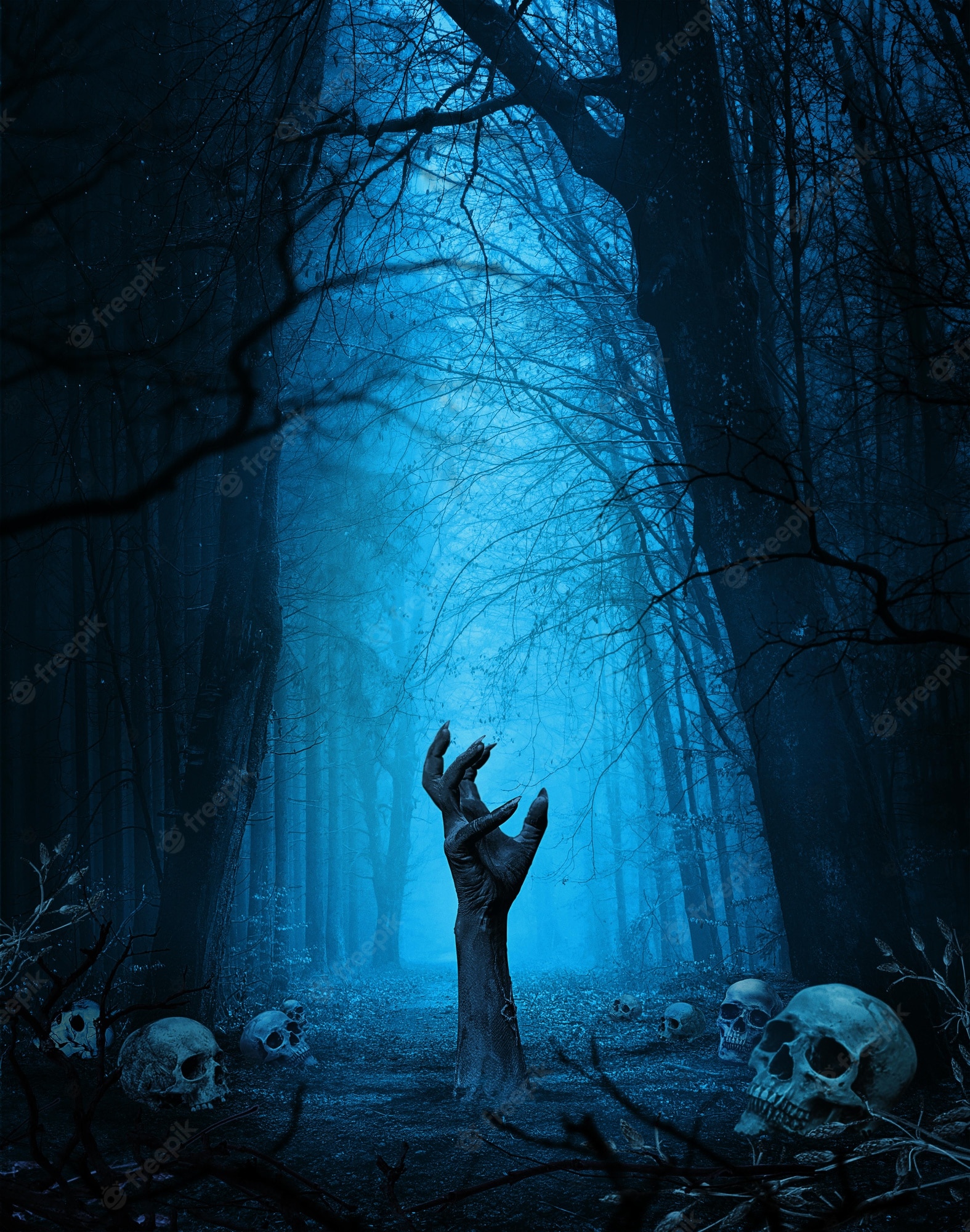 Zombie Hand From Cemetery
 Wallpapers