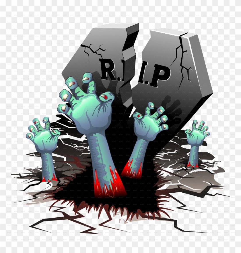 Zombie Hand From Cemetery
 Wallpapers