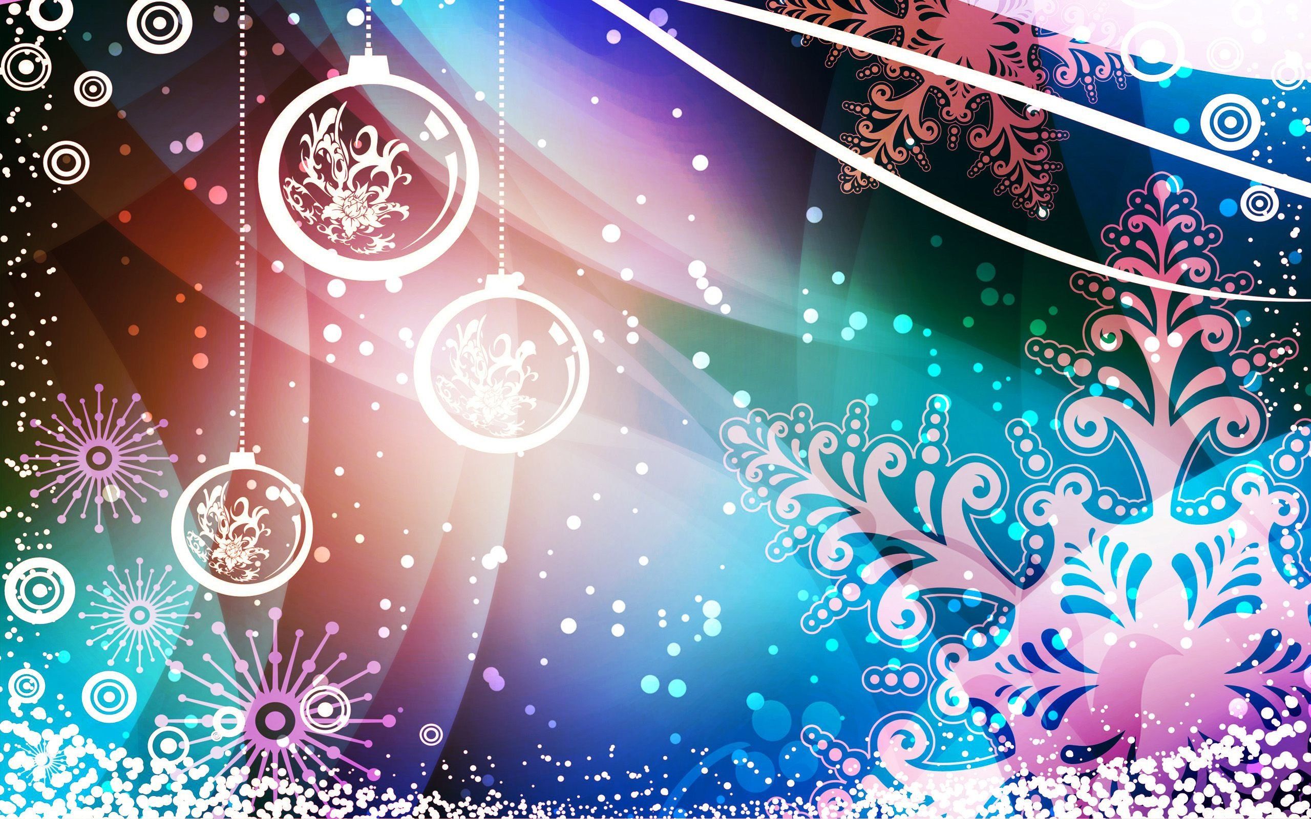 Christmas Abstract Art Wallpapers