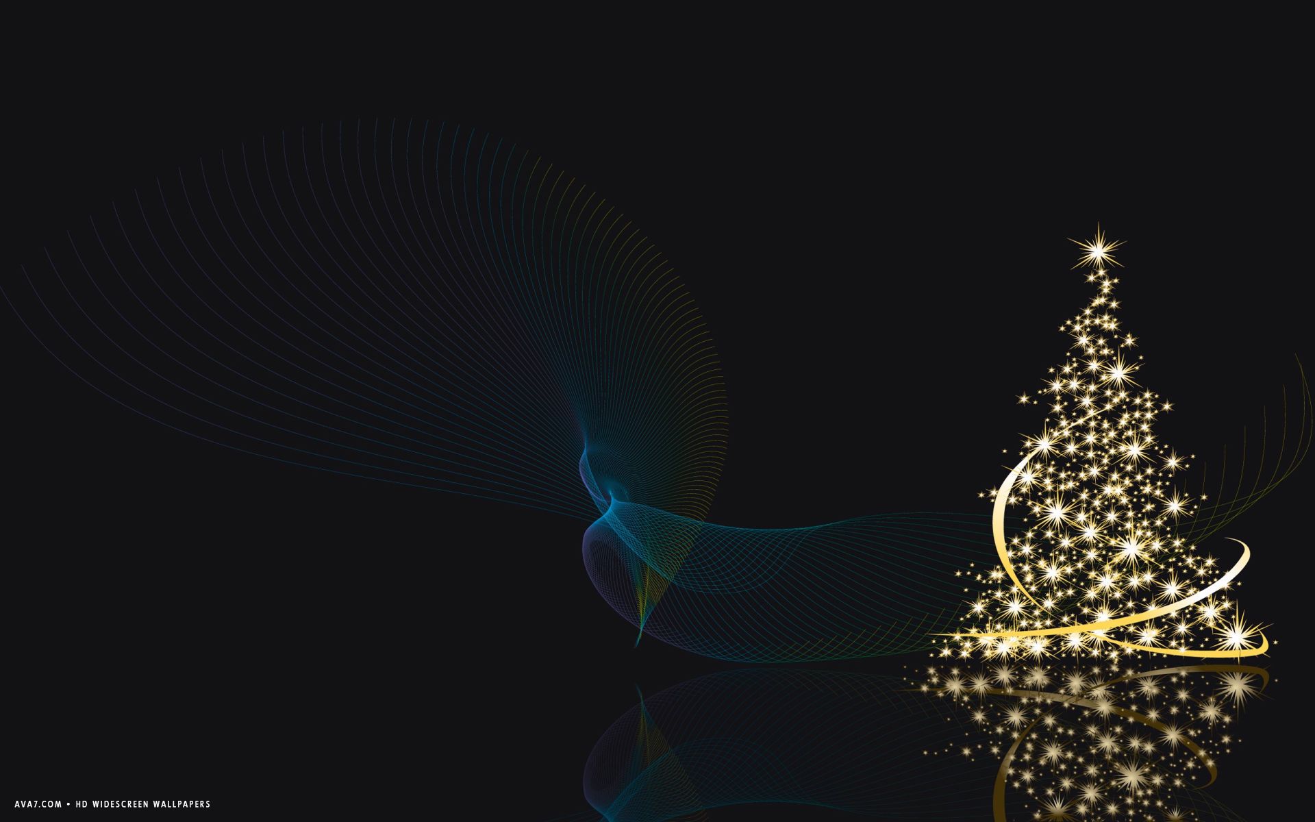 Christmas Abstract Art Wallpapers