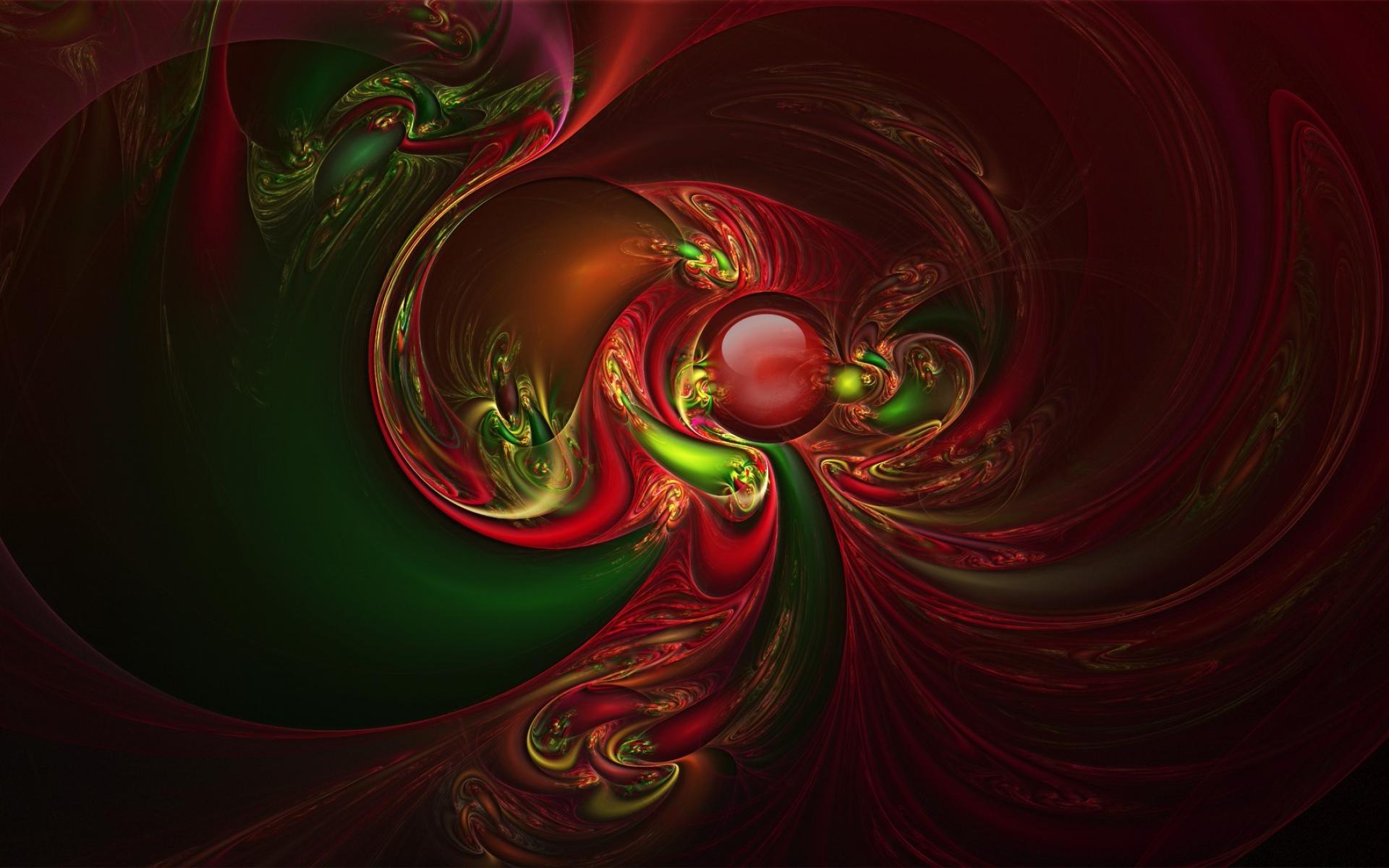 Christmas Abstract Art Wallpapers