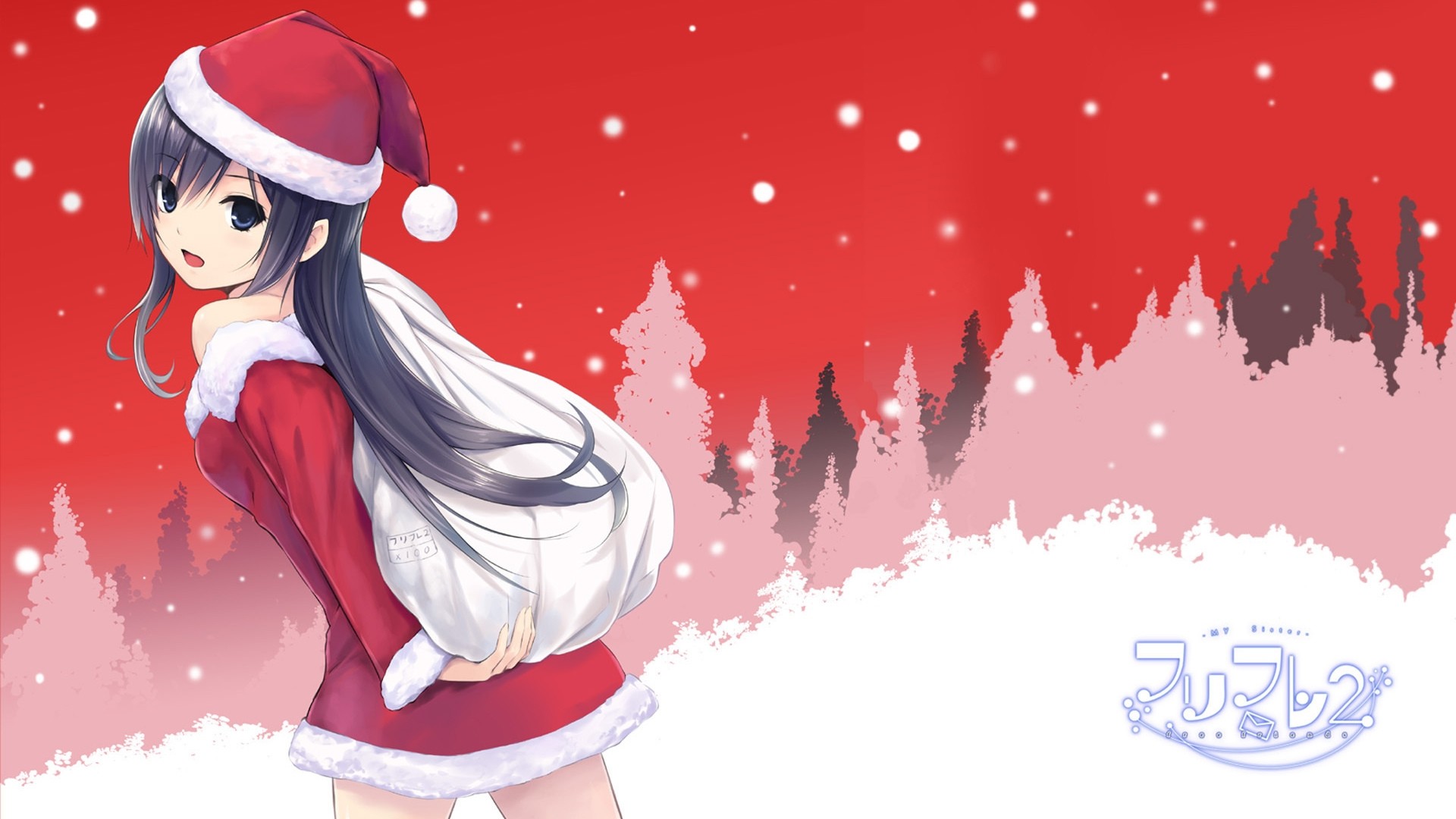 Christmas Anime Girl Wallpapers